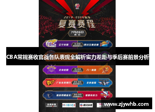 CBA常规赛收官战各队表现全解析实力差距与季后赛前景分析